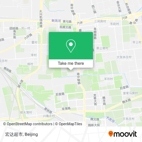 宏达超市 map