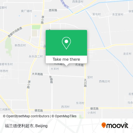 福兰德便利超市 map