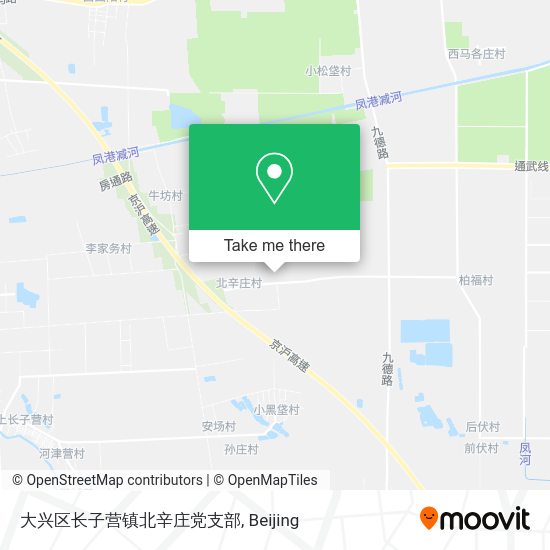 大兴区长子营镇北辛庄党支部 map