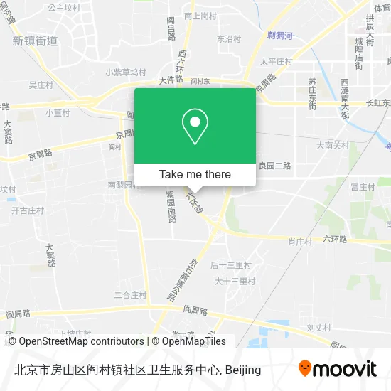 北京市房山区阎村镇社区卫生服务中心 map