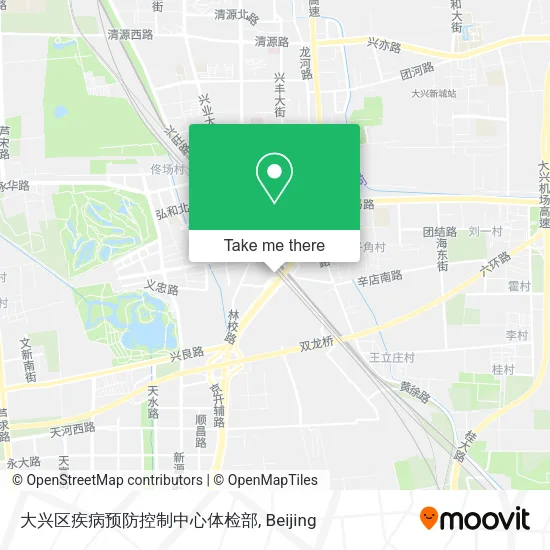 大兴区疾病预防控制中心体检部 map