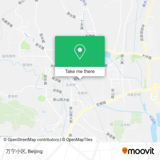 万宁小区 map