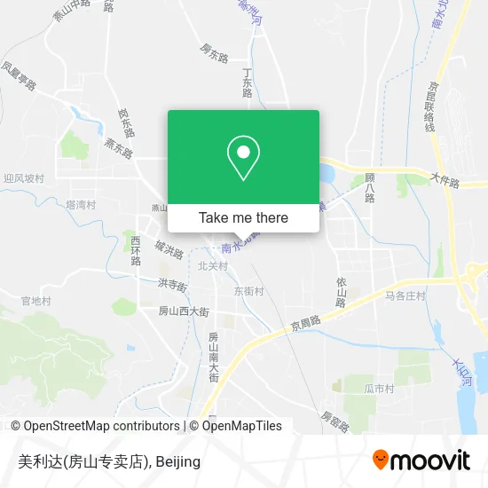 美利达(房山专卖店) map