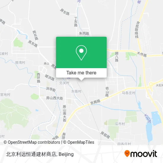 北京利远恒通建材商店 map