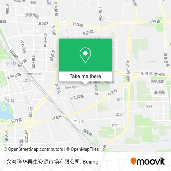 兴海隆华再生资源市场有限公司 map