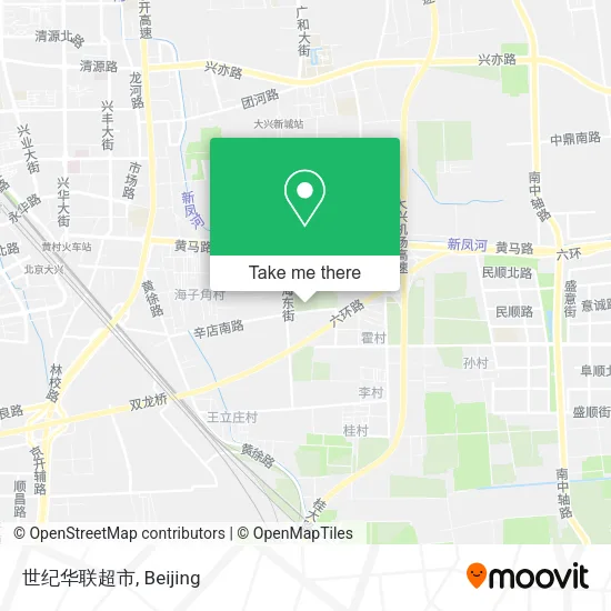 世纪华联超市 map