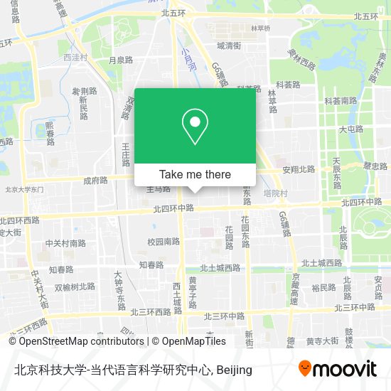 北京科技大学-当代语言科学研究中心 map
