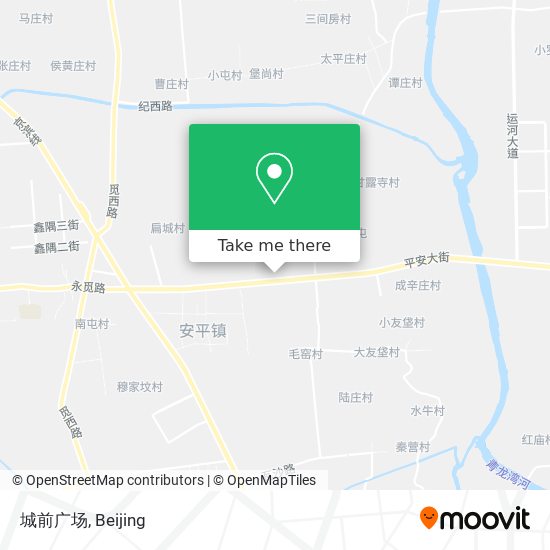 城前广场 map