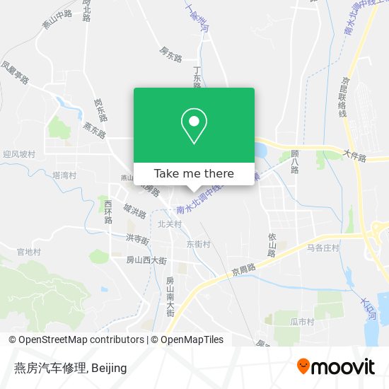燕房汽车修理 map
