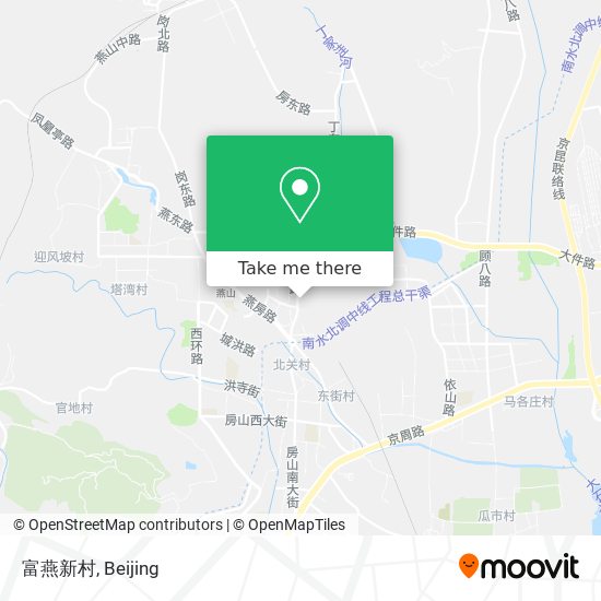 富燕新村 map