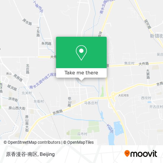 原香漫谷-南区 map