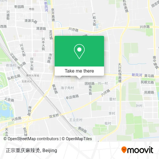 正宗重庆麻辣烫 map