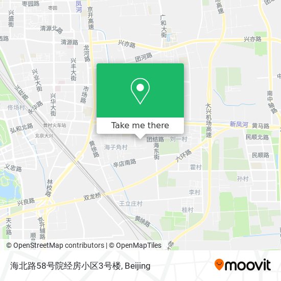 海北路58号院经房小区3号楼 map