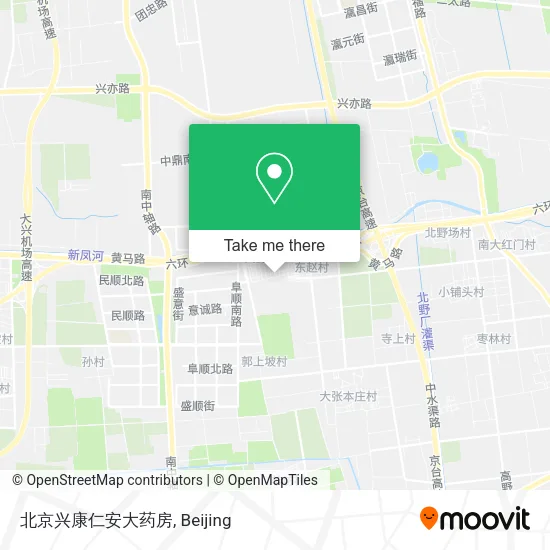 北京兴康仁安大药房 map