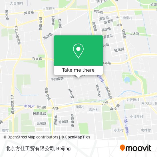 北京方仕工贸有限公司 map