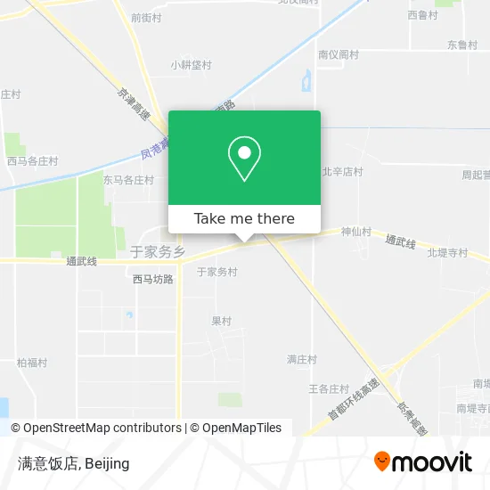 满意饭店 map