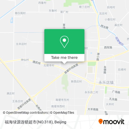 福海绿源连锁超市(NO.318) map