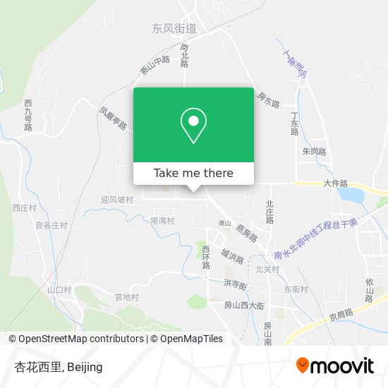 杏花西里 map