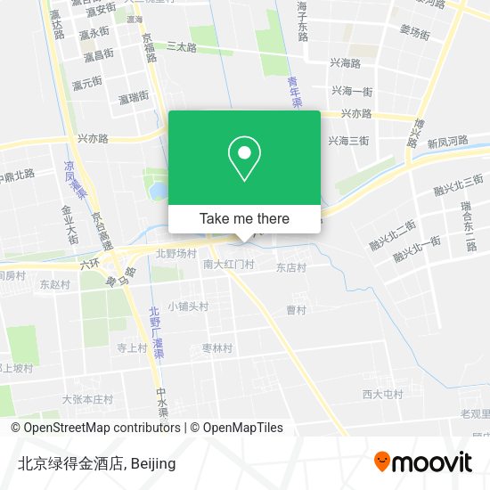 北京绿得金酒店 map