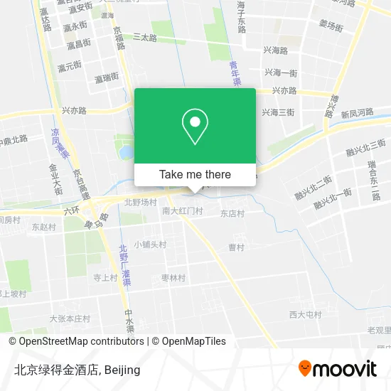 北京绿得金酒店 map
