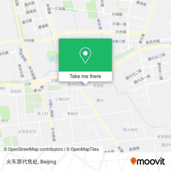 火车票代售处 map