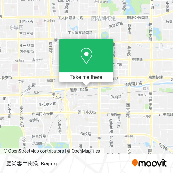 庭尚客牛肉汤 map