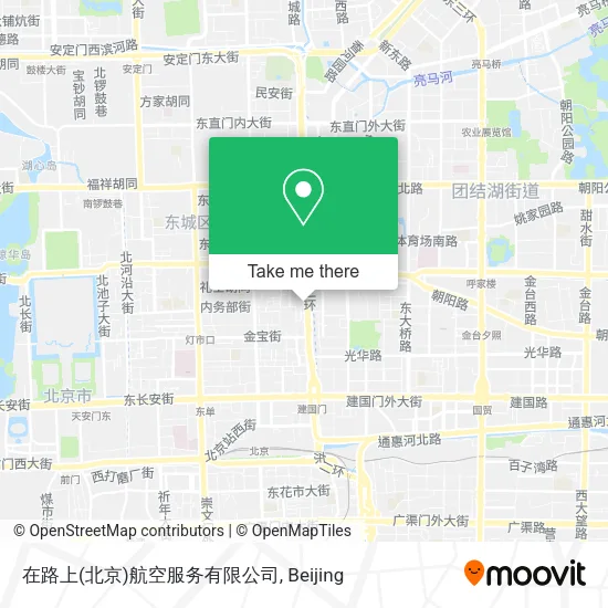 在路上(北京)航空服务有限公司 map