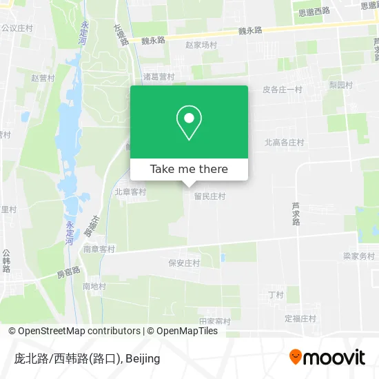 庞北路/西韩路(路口) map