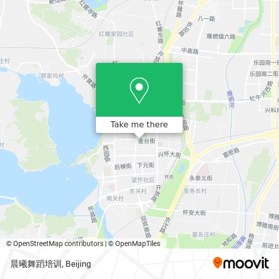 晨曦舞蹈培训 map