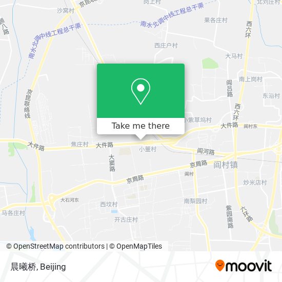 晨曦桥 map