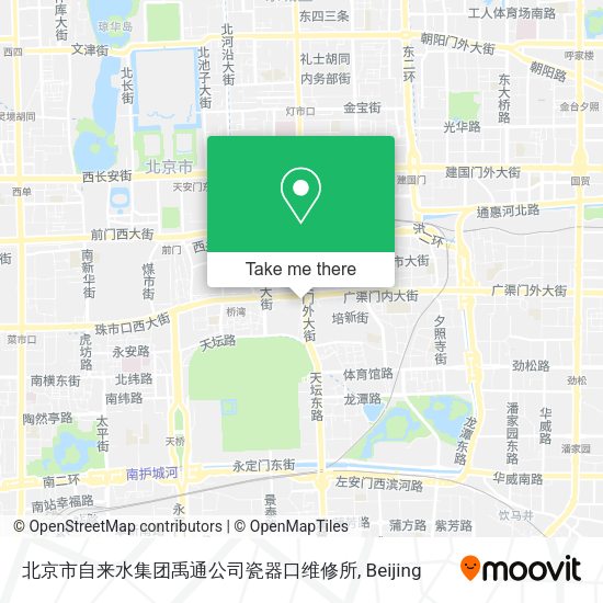 北京市自来水集团禹通公司瓷器口维修所 map