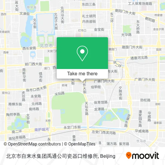 北京市自来水集团禹通公司瓷器口维修所 map