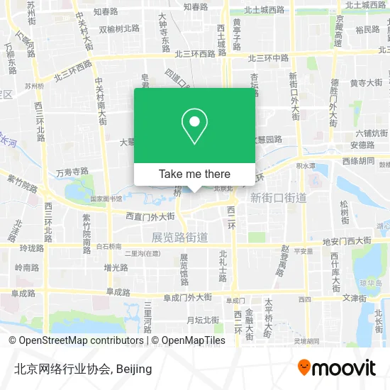 北京网络行业协会 map