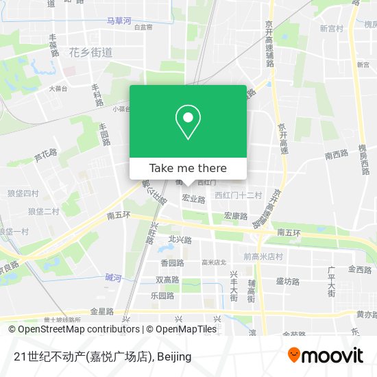 21世纪不动产(嘉悦广场店) map
