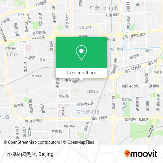 万柳桥卤煮店 map