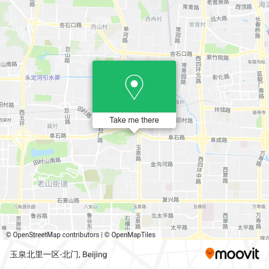 玉泉北里一区-北门 map