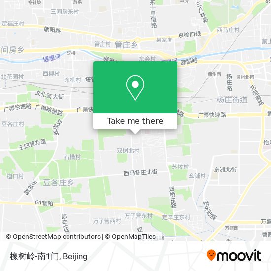 橡树岭-南1门 map