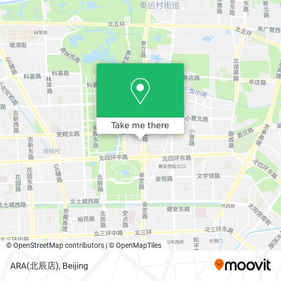 ARA(北辰店) map