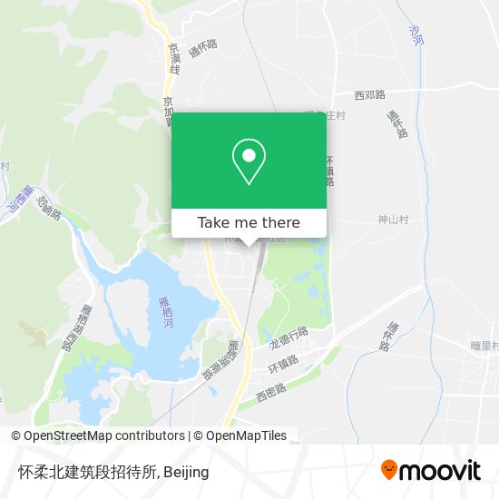怀柔北建筑段招待所 map