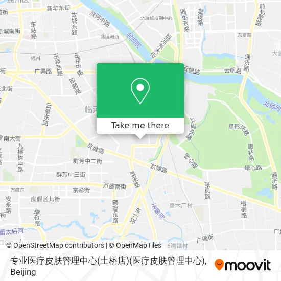 专业医疗皮肤管理中心(土桥店)(医疗皮肤管理中心) map