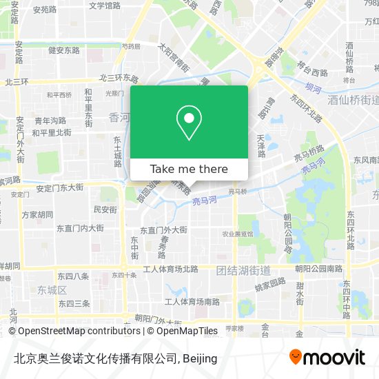北京奥兰俊诺文化传播有限公司 map