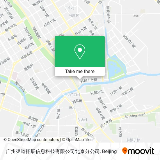 广州渠道拓展信息科技有限公司北京分公司 map