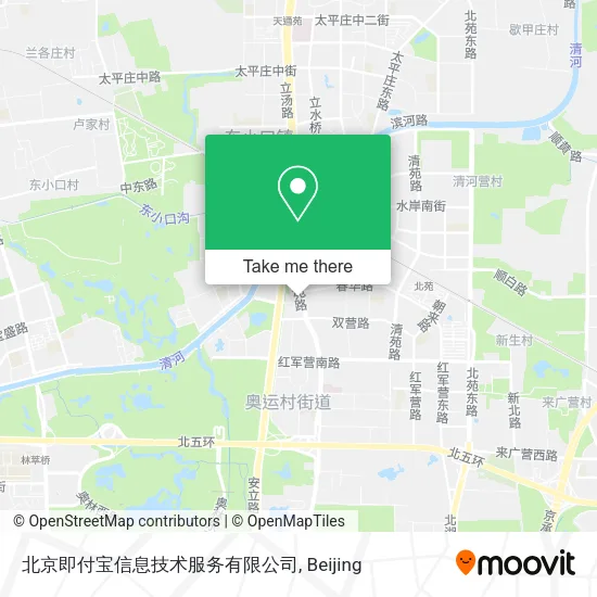 北京即付宝信息技术服务有限公司 map