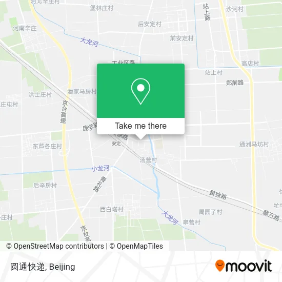 圆通快递 map