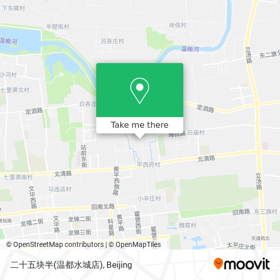二十五块半(温都水城店) map