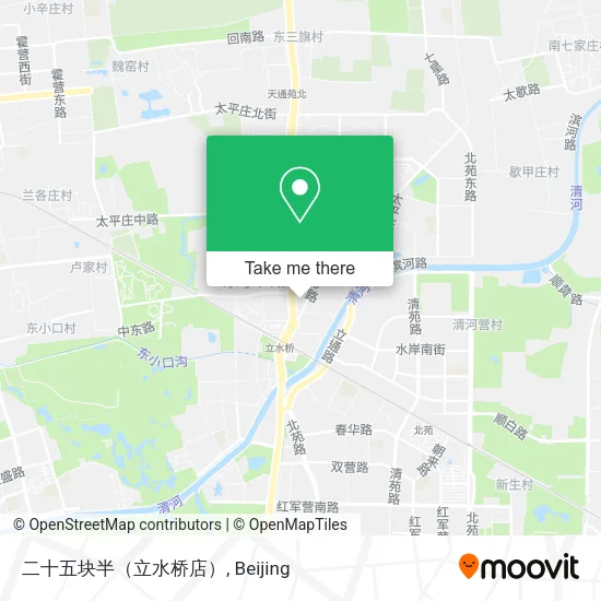 二十五块半（立水桥店） map