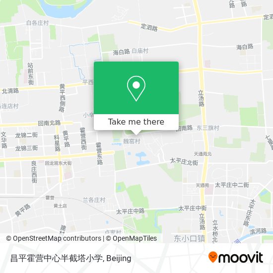昌平霍营中心半截塔小学 map