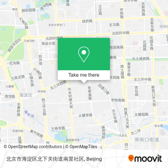 北京市海淀区北下关街道南里社区 map