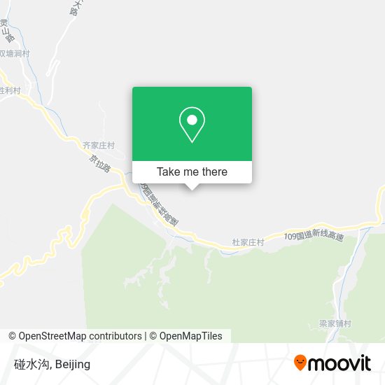 碰水沟 map