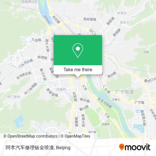 阿李汽车修理钣金喷漆 map